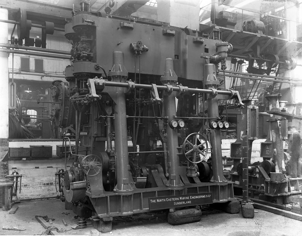 Triple Compound Marine Steam Engine.